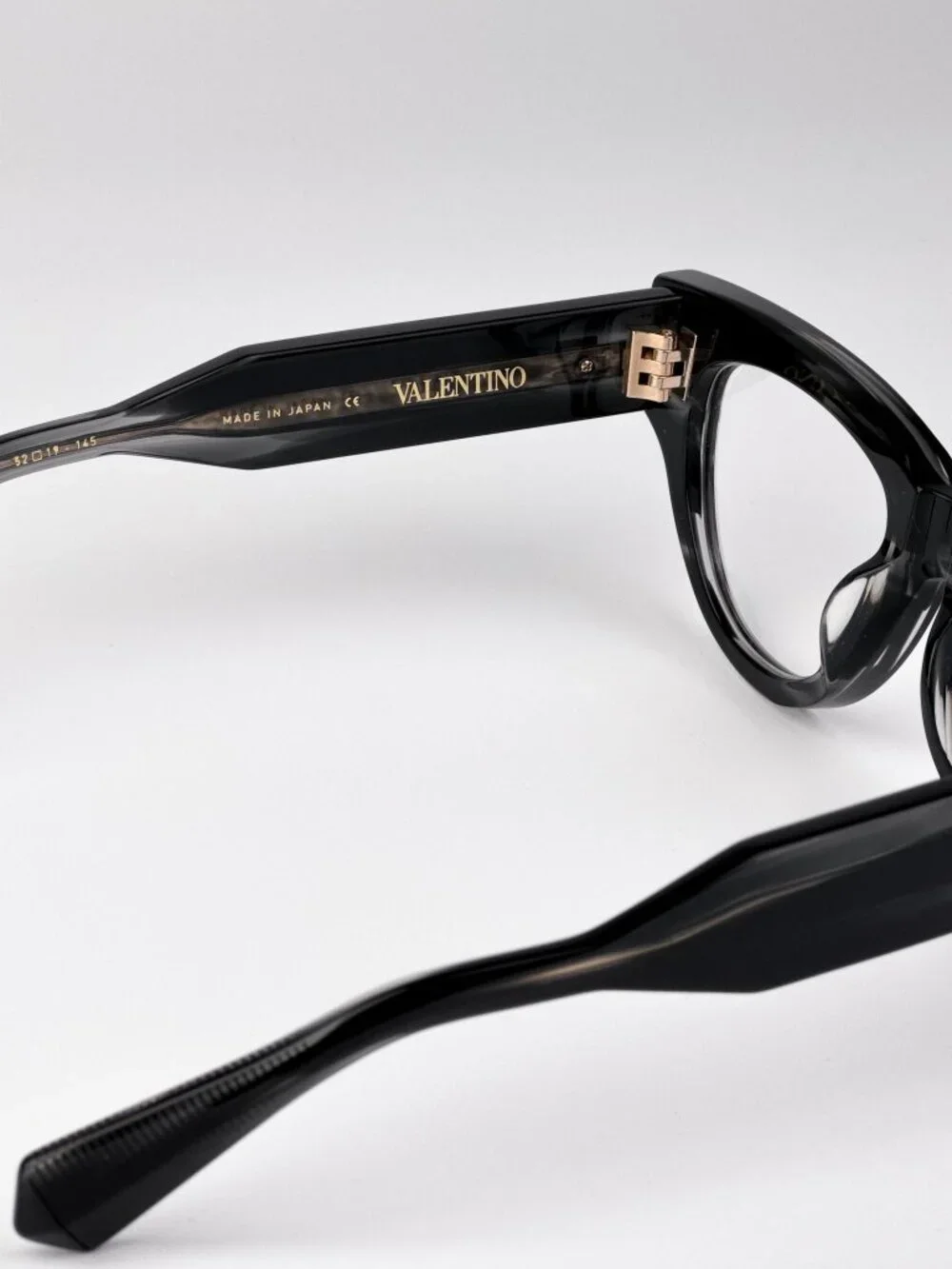 Valentino V-ESSENTIAL III VLX-125 A Cat Eye Eyeglasses – Black Swirl (Women)